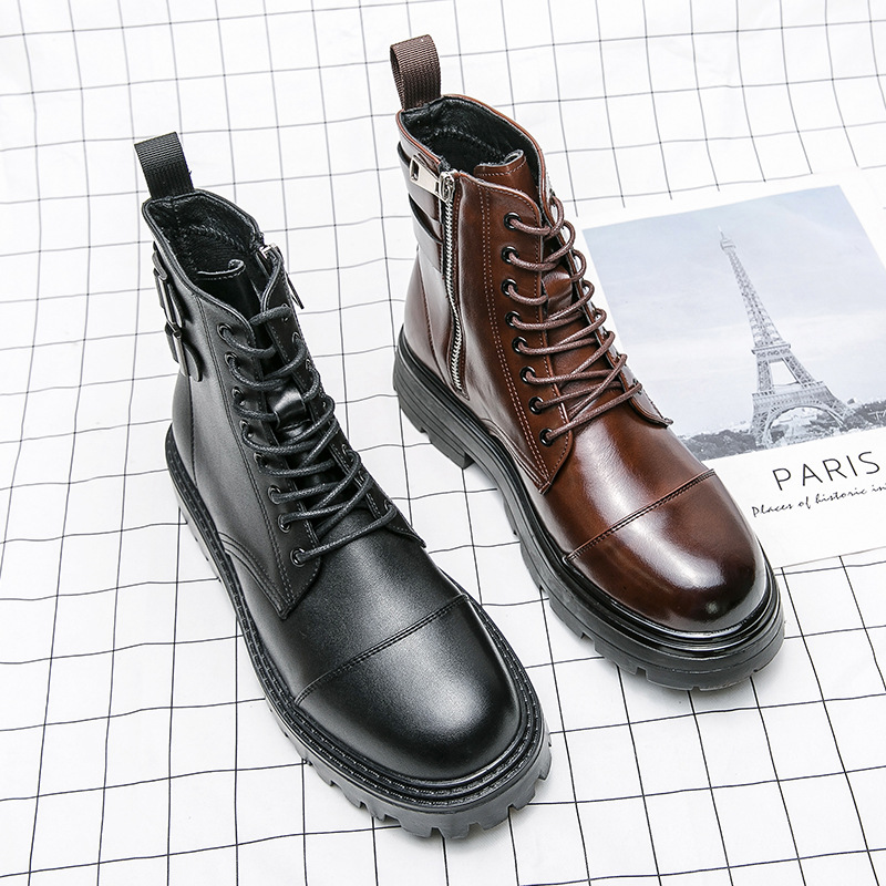 Men's Boots High Quality Paten - огляд і ціна Street Fashion Men 2025