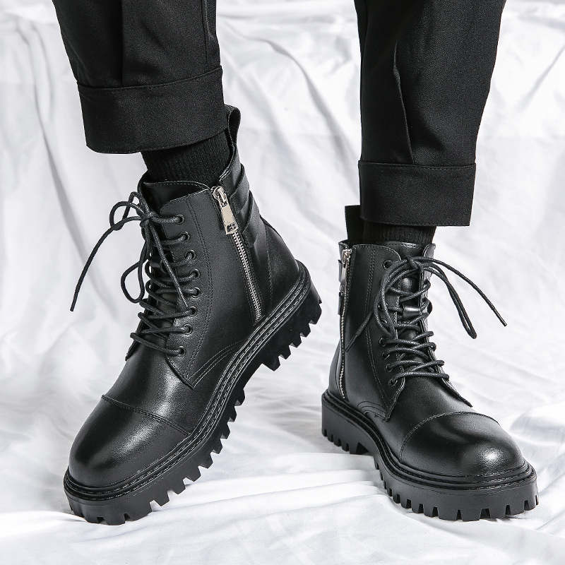 Men's Boots High Quality Paten - огляд і ціна Street Fashion Men 2025