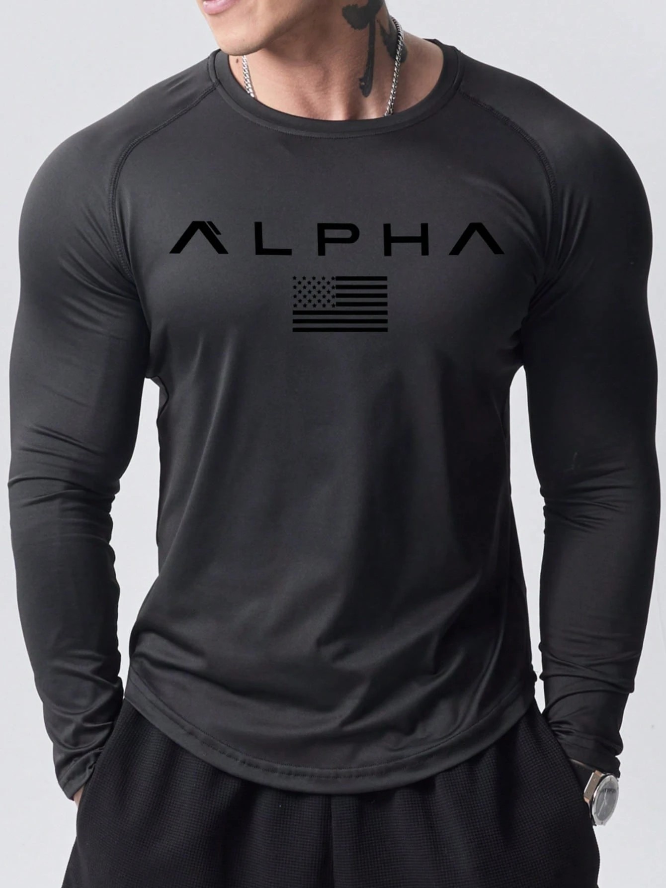 New Men's Long-Sleeved T-Shirt - огляд і ціна Street Fashion Men 2025
