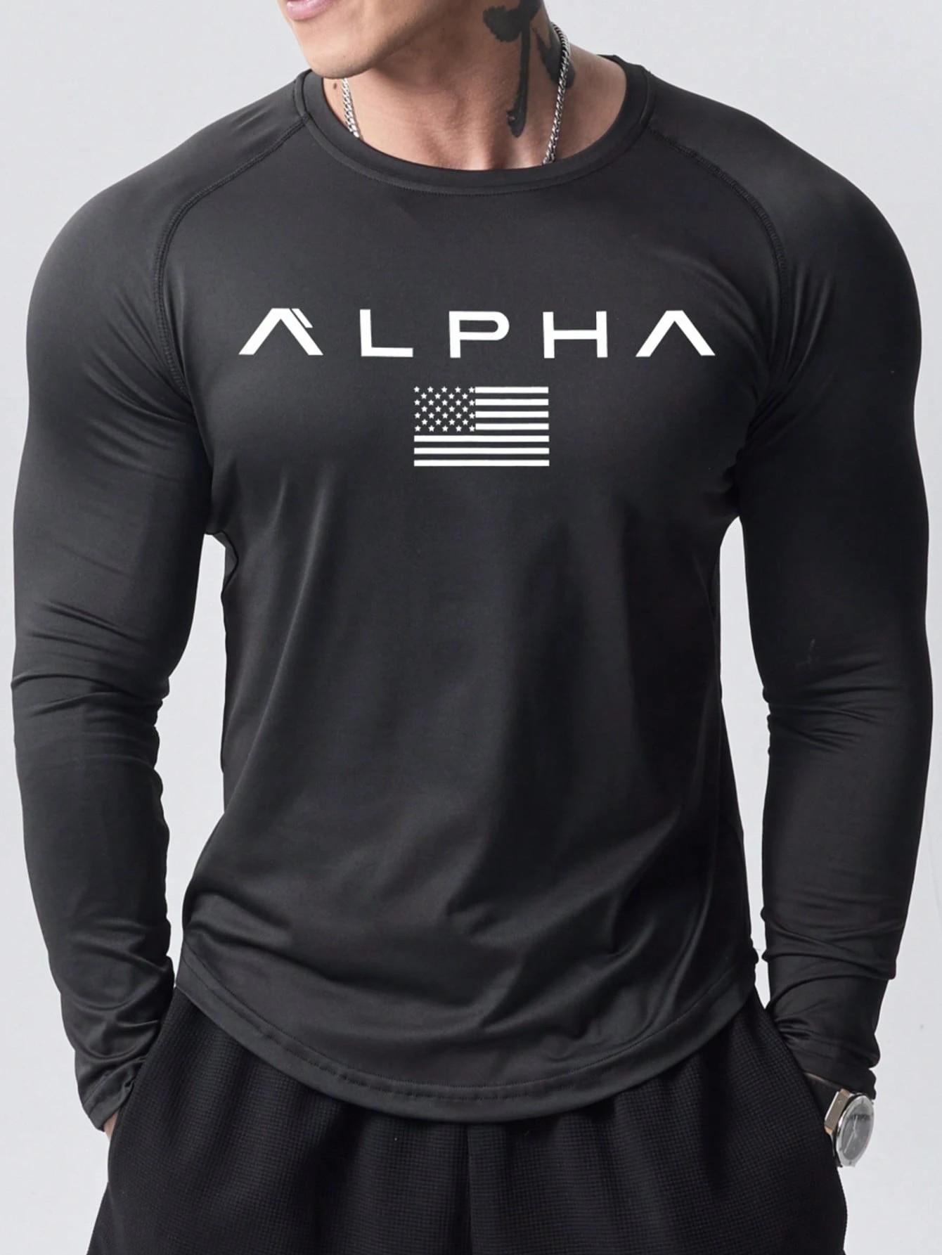 New Men's Long-Sleeved T-Shirt - огляд і ціна Street Fashion Men 2025
