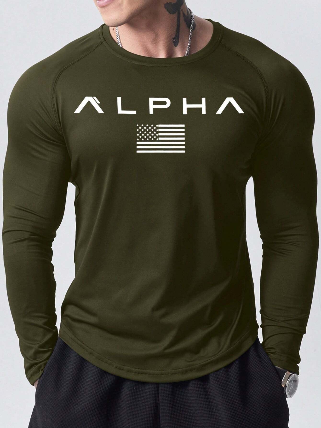New Men's Long-Sleeved T-Shirt - огляд і ціна Street Fashion Men 2025