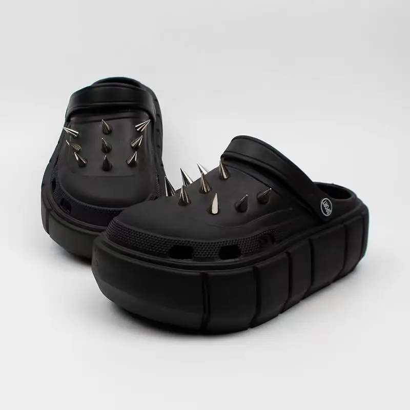 Y2K style Rivet Hole Shoes Wom - огляд і ціна Street Fashion Y2K