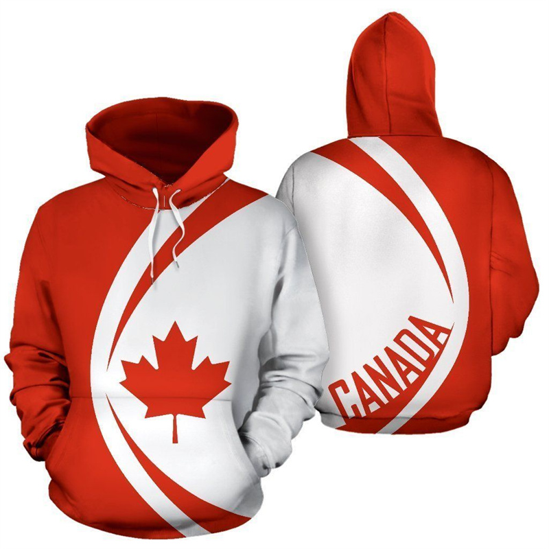 Canada Hoodie Maple Leaf 3d Pr - огляд і ціна Street Fashion Canada