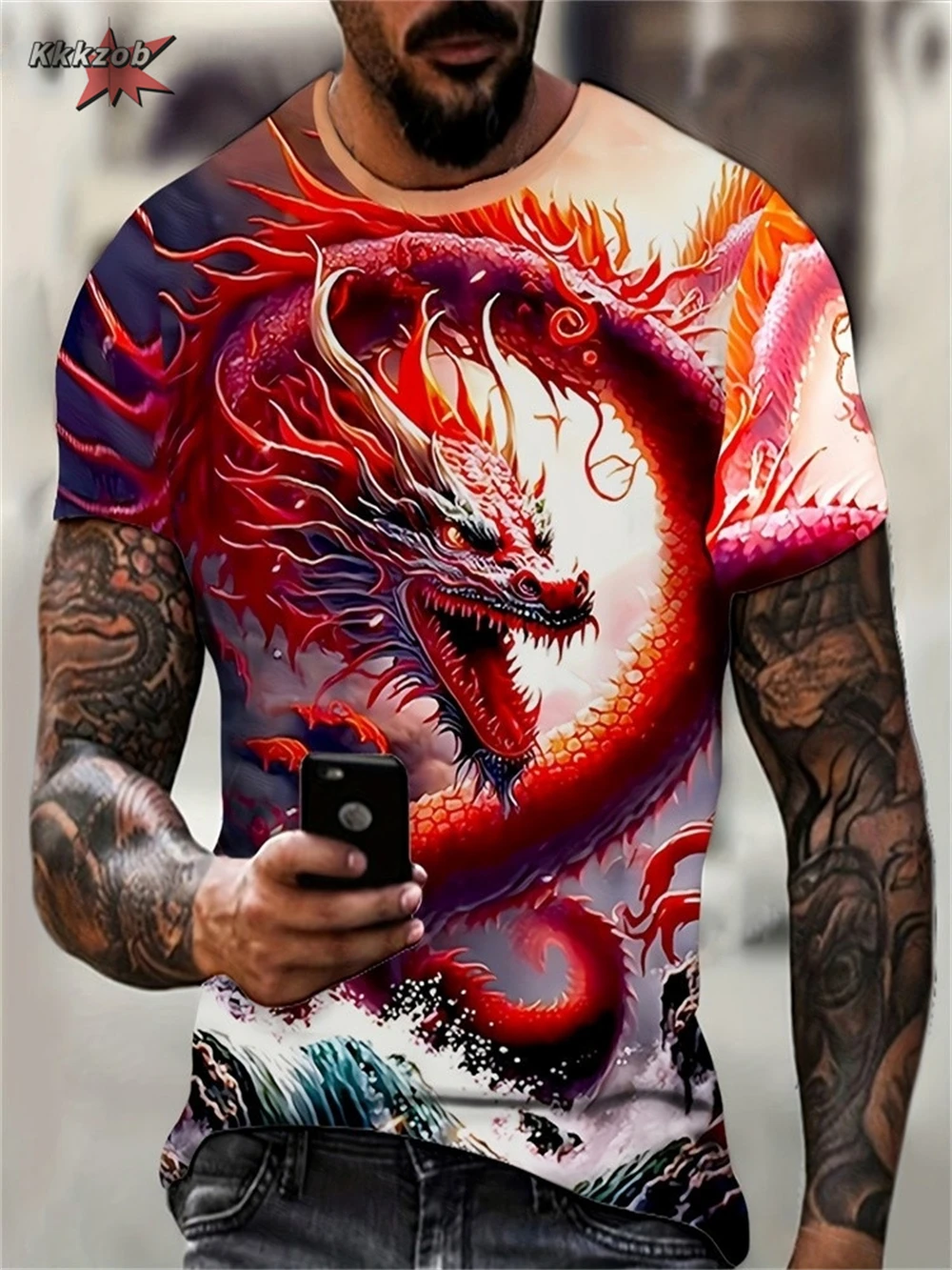 2025 Summer Hot Selling Dragon - огляд і ціна Street Fashion Men 2025